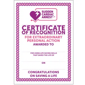 Certificate of Recognition