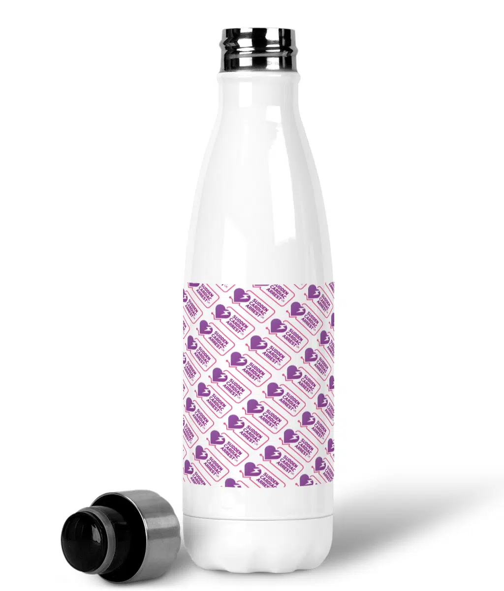 Logo Pattern Premium Water Bottle - Image 2