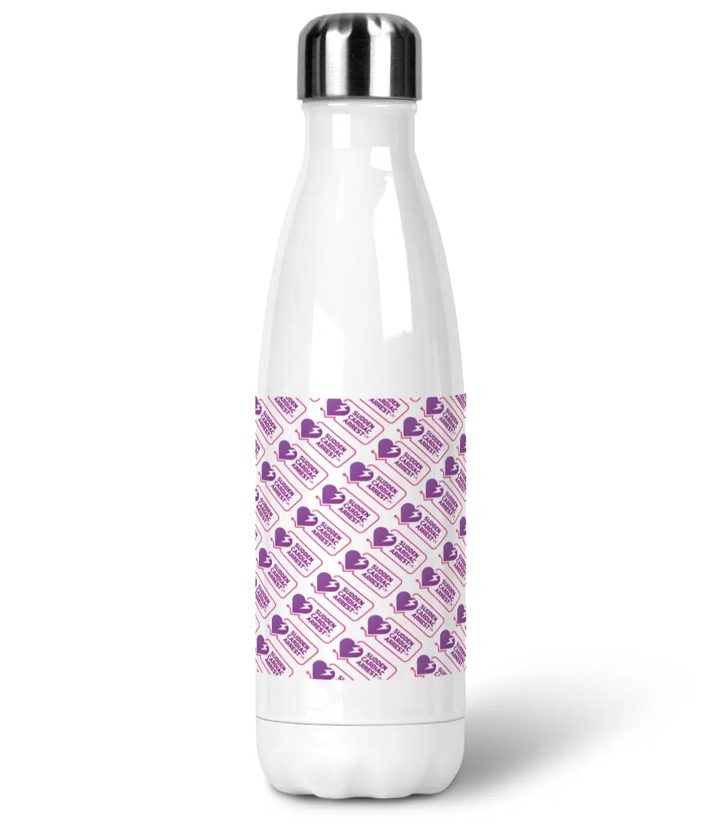 Logo Pattern Premium Water Bottle - Image 3