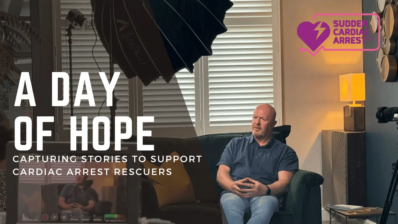 RESCQ project filming day to support cardiac arrest rescuers