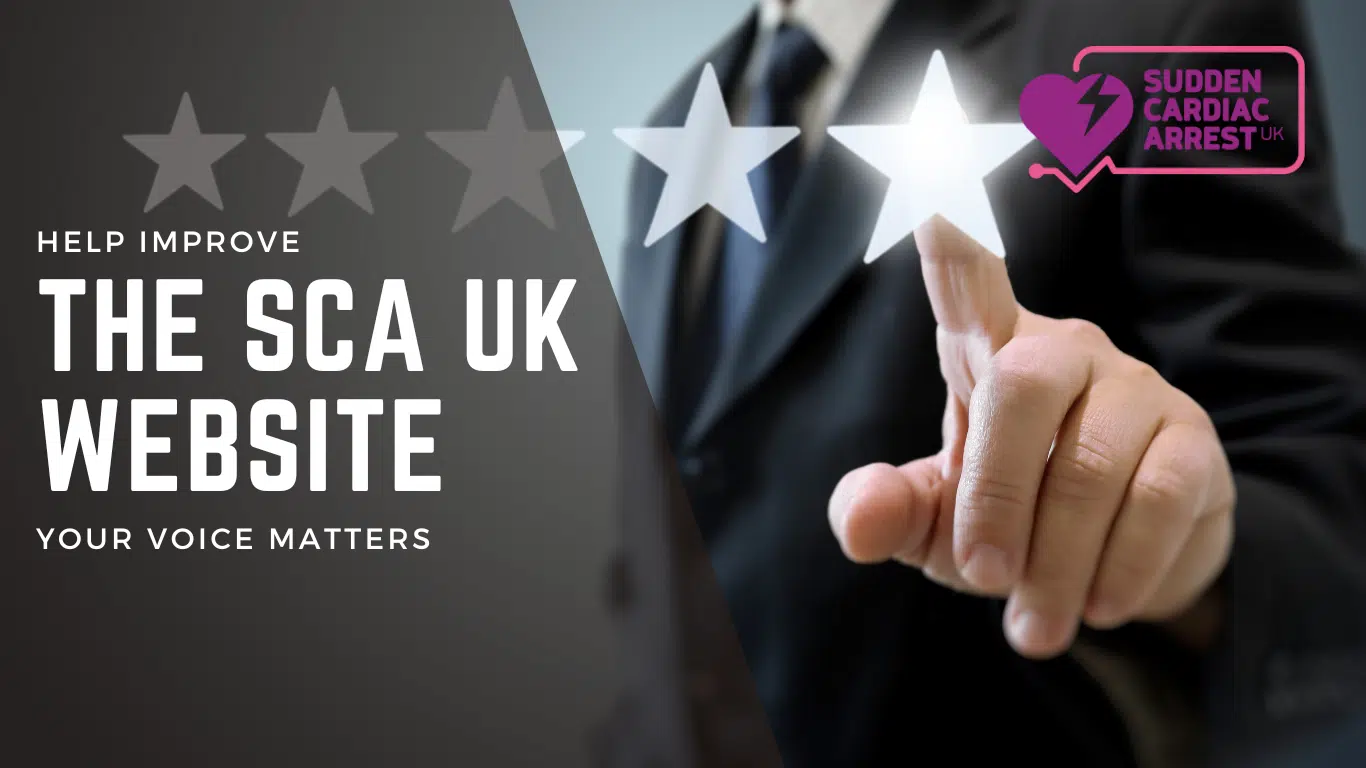 Sudden Cardiac Arrest UK website feedback survey