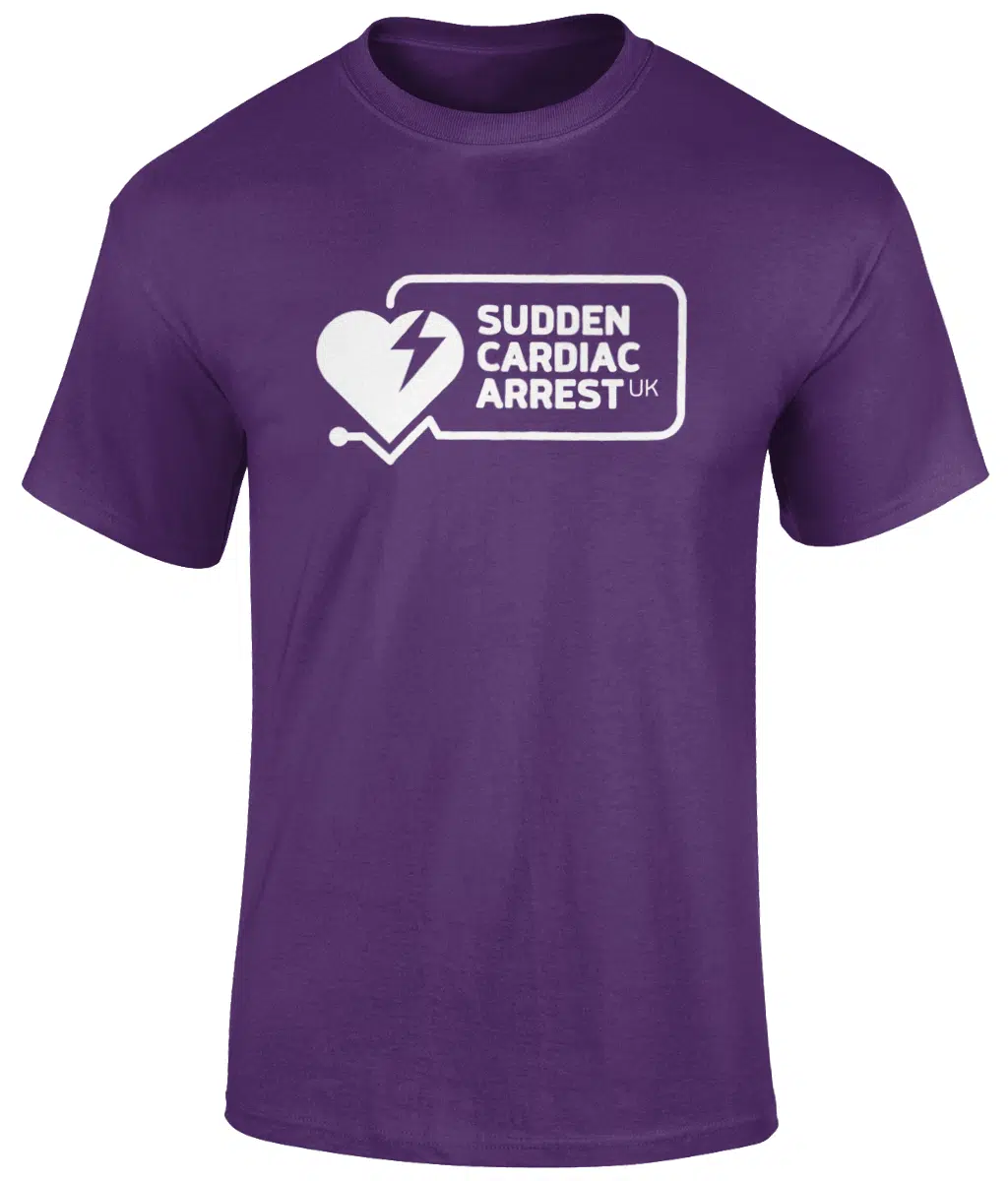 White Logo Gildan Heavy Cotton T-Shirt - Image 2