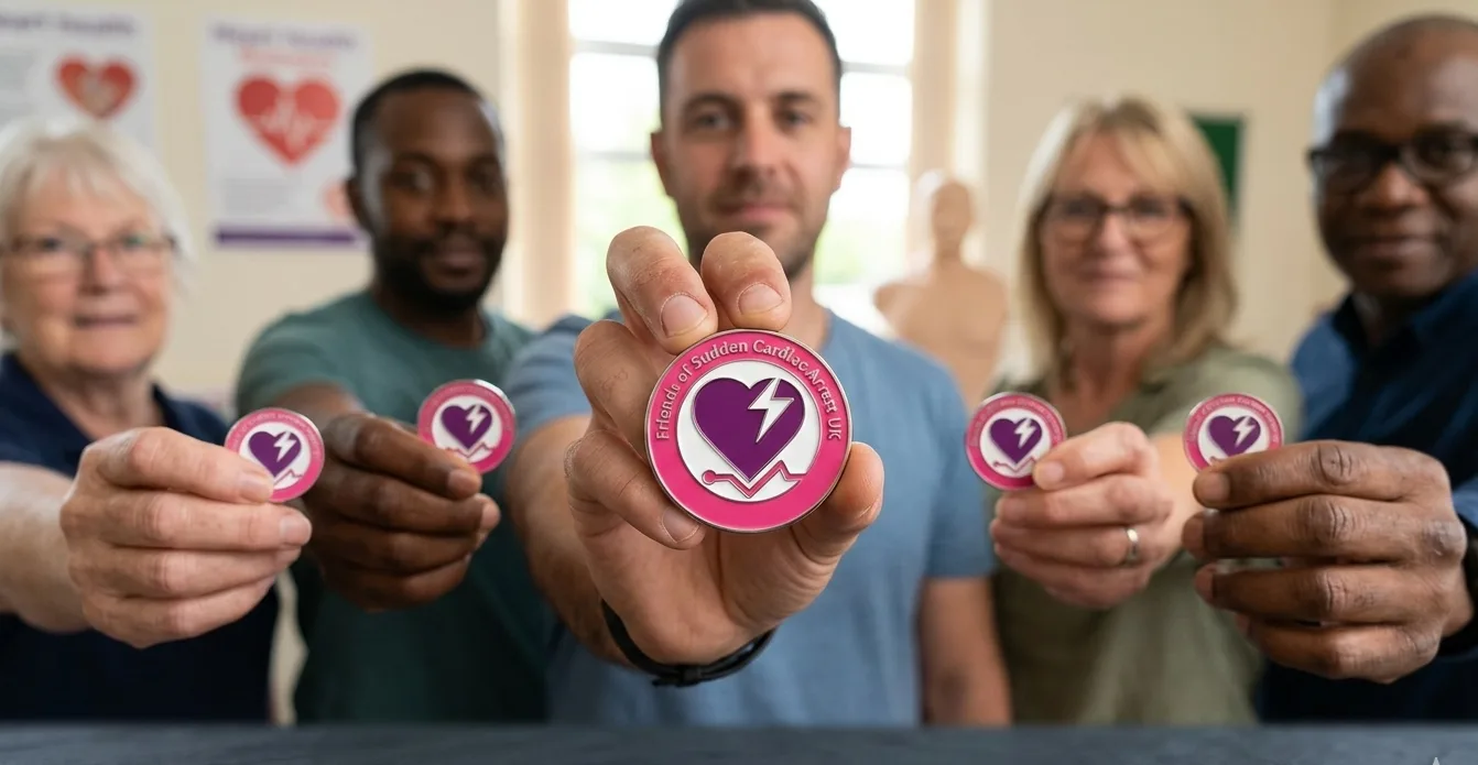 Sudden Cardiac Arrest UK supporters illustration introducing Friends of SCA UK