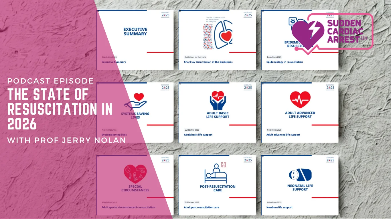 Professor Jerry Nolan, editor in chief of Resuscitation, featured on the Life After Cardiac Arrest podcast