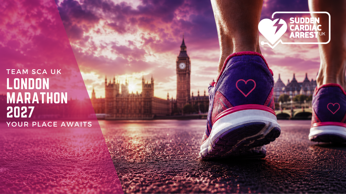 Team SCA UK runner at the London Marathon