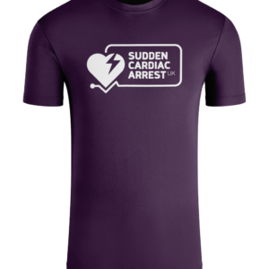TriDri Performance T-Shirt Purple Logo front