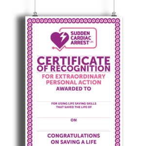 Portrait A4 Matte Art Print Certificate of Recognition